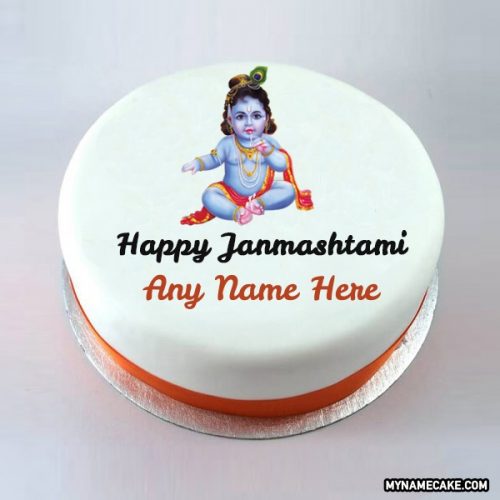 Happy Janmashtami cake