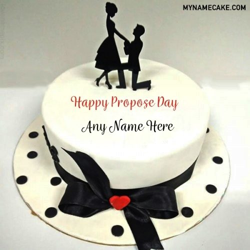 propose day name cake