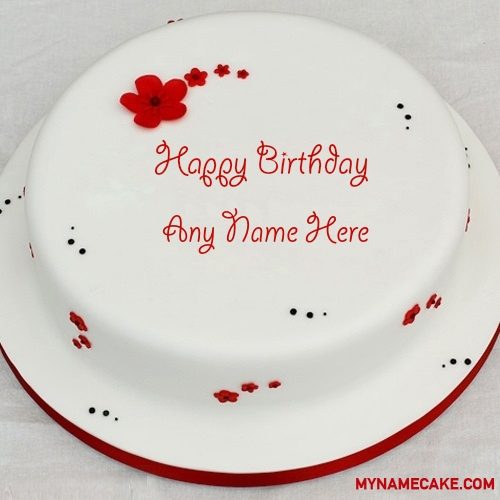 cute birthday name cake