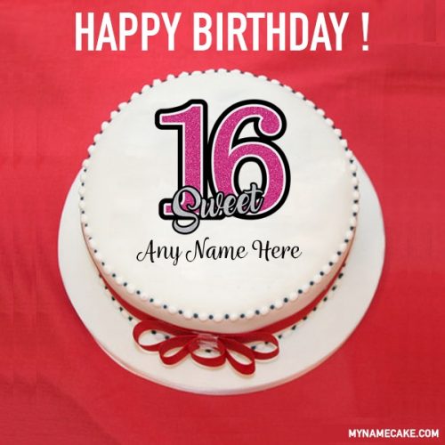 sweet 16 birthday cake