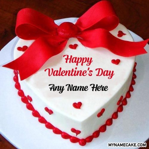 valentine's day heart cake